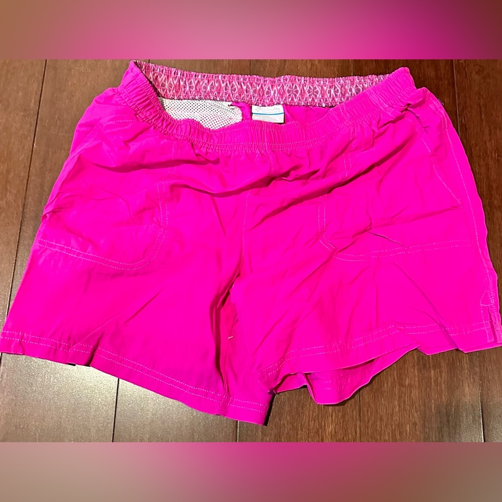 Columbia Women's Hot Pink Athletic Shorts